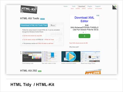 HTML Tidy/ HTML-kit