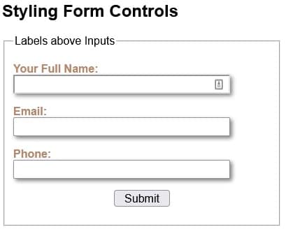 CSS Form Styling Tutorial
