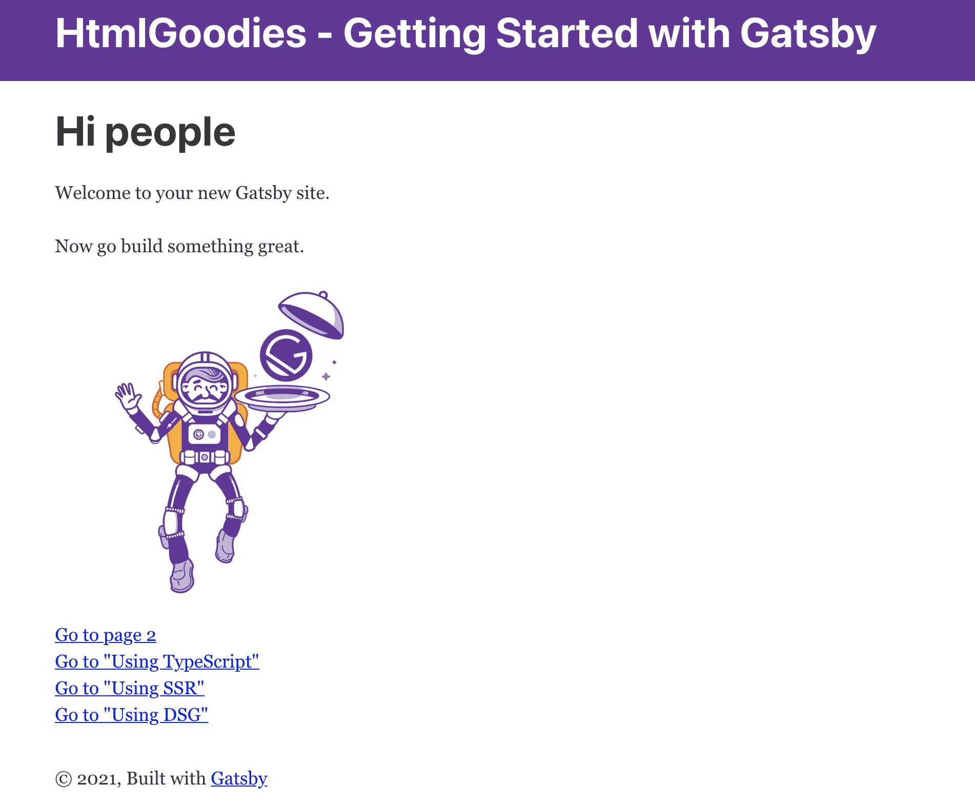 Gatsby Programing Tutorial