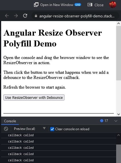 Resize Elements in Angular