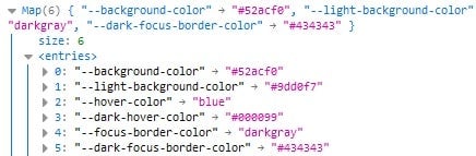 Esempio di ColorMap in CSS e Angular